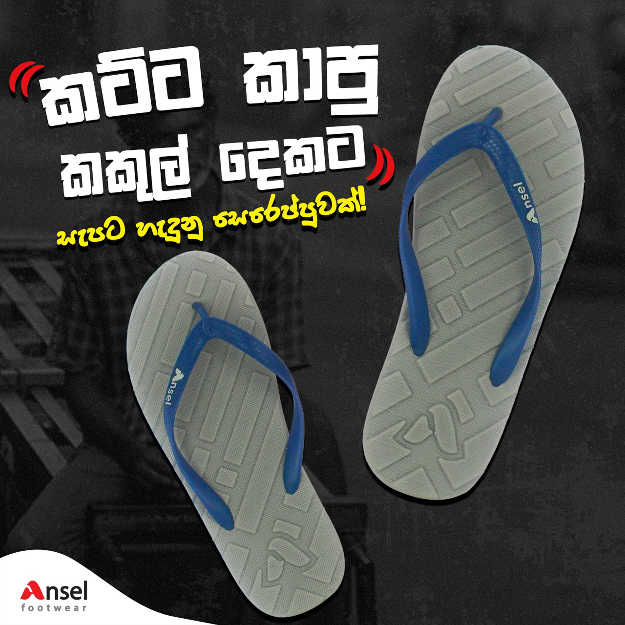 ansel footwear facebook poster